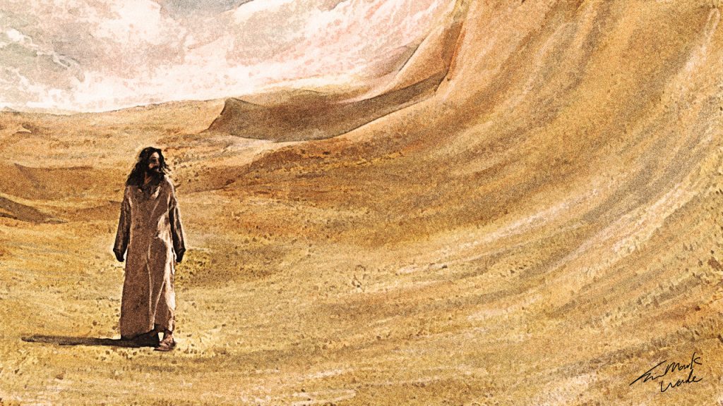 Jésus dans le désert
