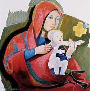 Vierge et enfant