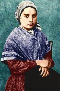 St. Bernadette Soubirous chosen by Our Lady of Lourdes