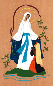 Notre-Dame de Lourdes et Bernadette
