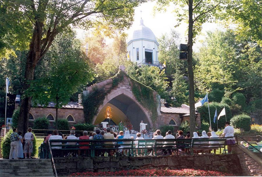 Mass at the sanctuary